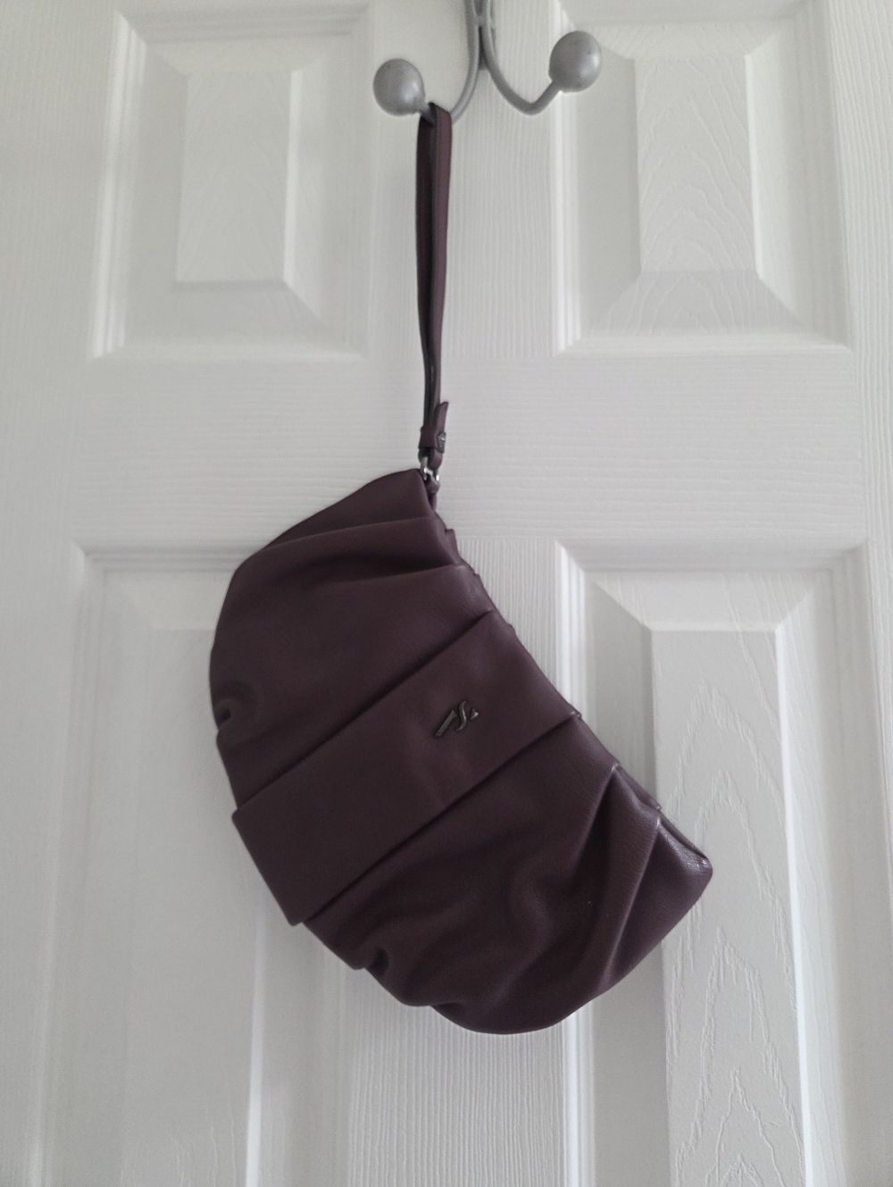 Women's Purple Wristlet Clutch - Stylish Evening Bag